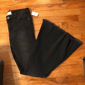 Free People Super Flare Denim Jeans